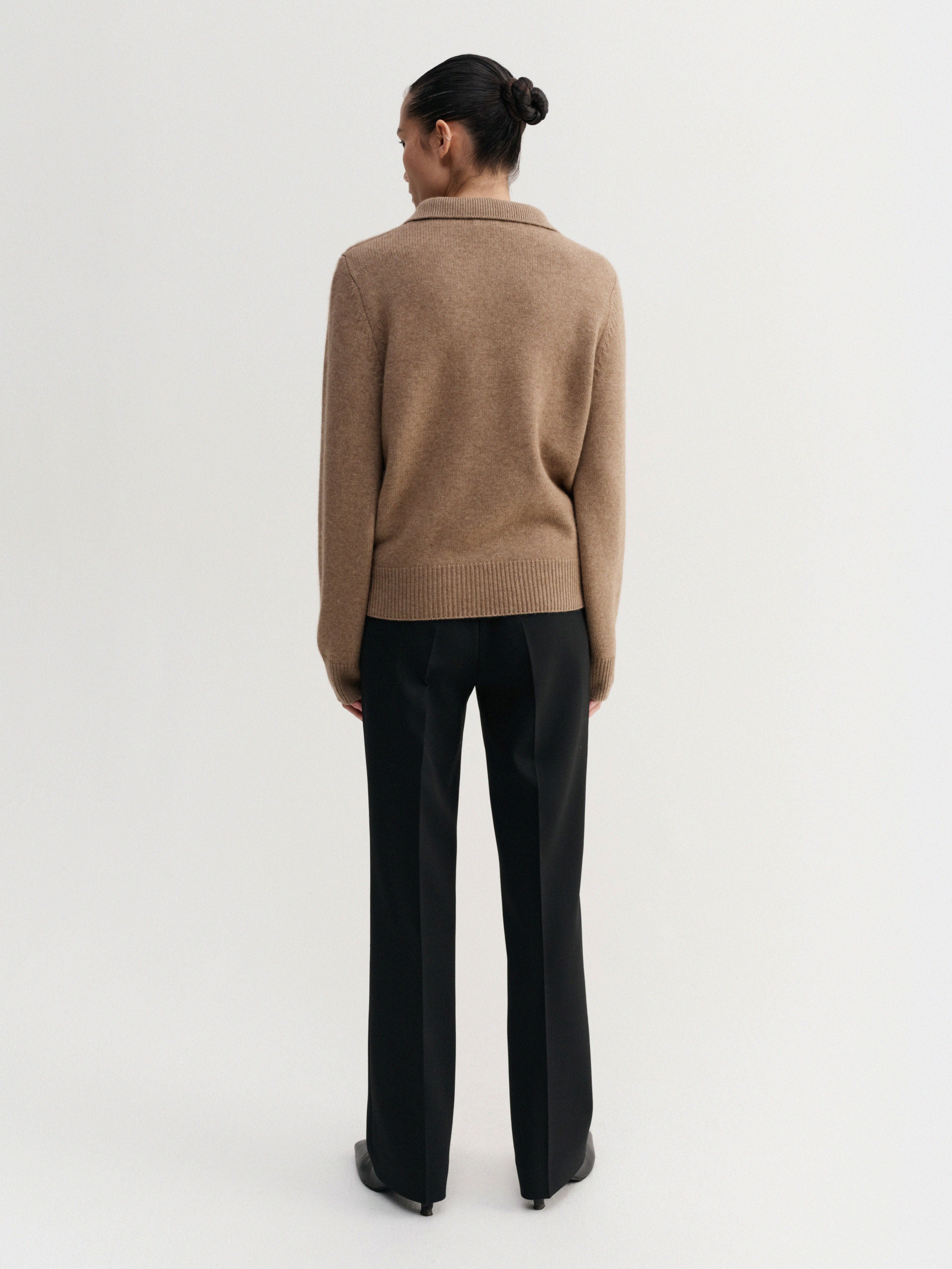 Almada Gine Sweater in Hazel - detail view
