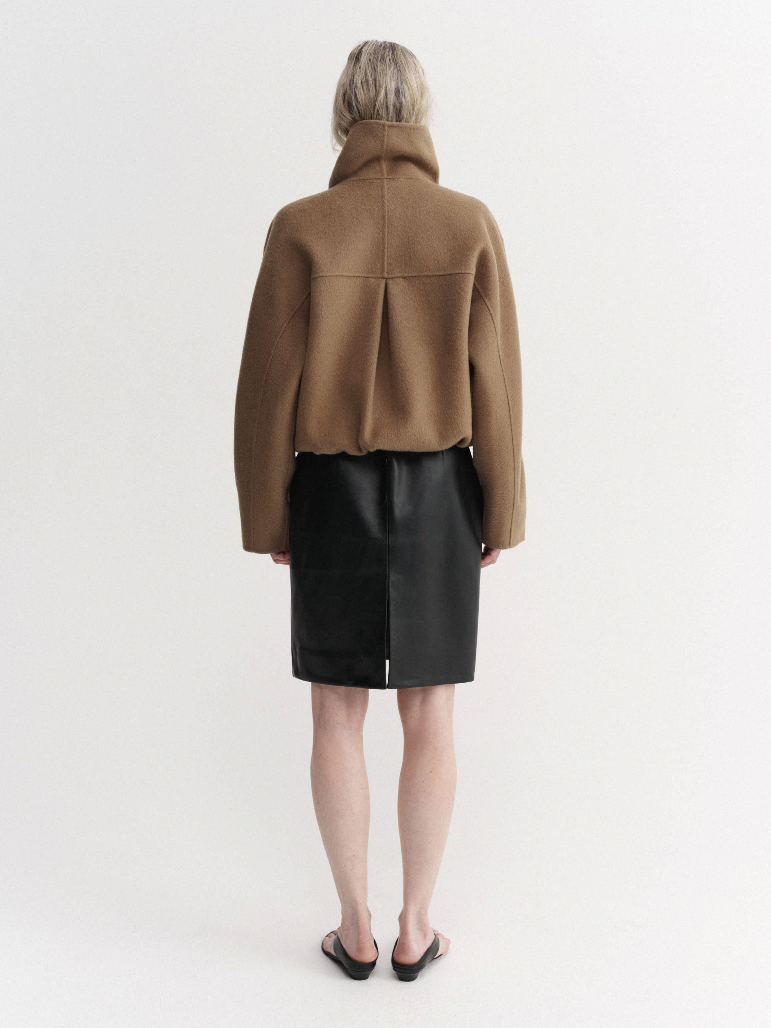 Almada Lindy Coat in Tan - styled look