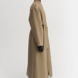 Almada Mara Double Coat in Tan