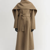Almada Mara Double Coat in Tan