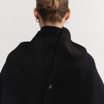 Almada Micha Double Scarf in Black - styled look