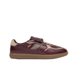 Alohas Tb 490 Club Patent Leather Sneaker in Onix Deep Burgundy