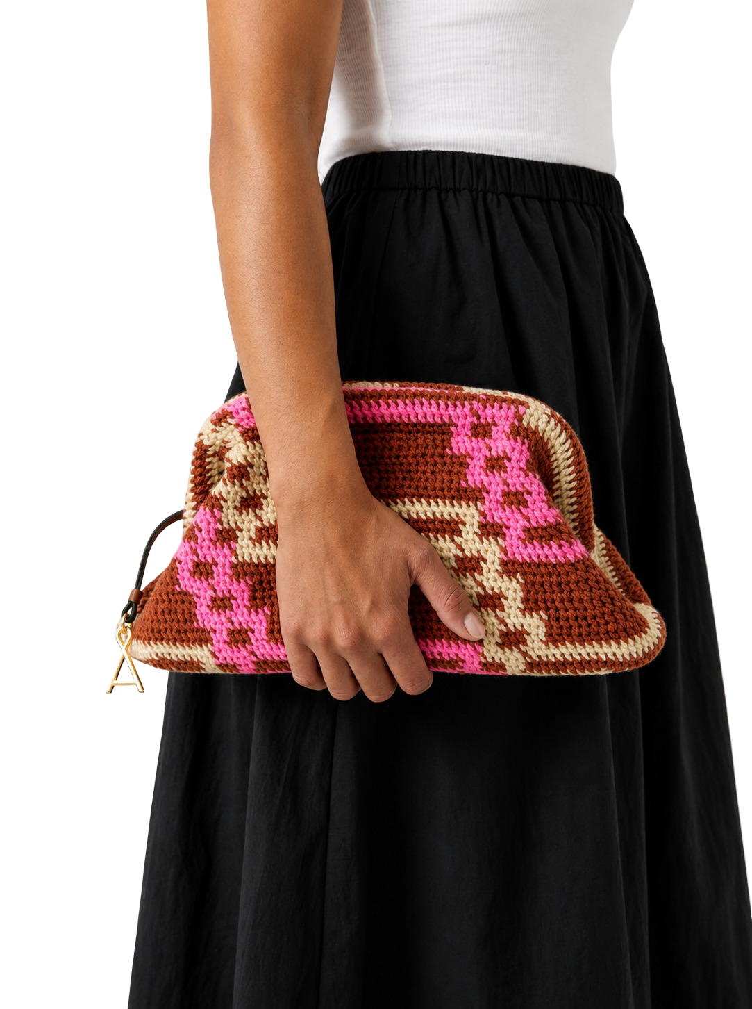 Among Equals Deli Two Needle Bilum Clutch - side view