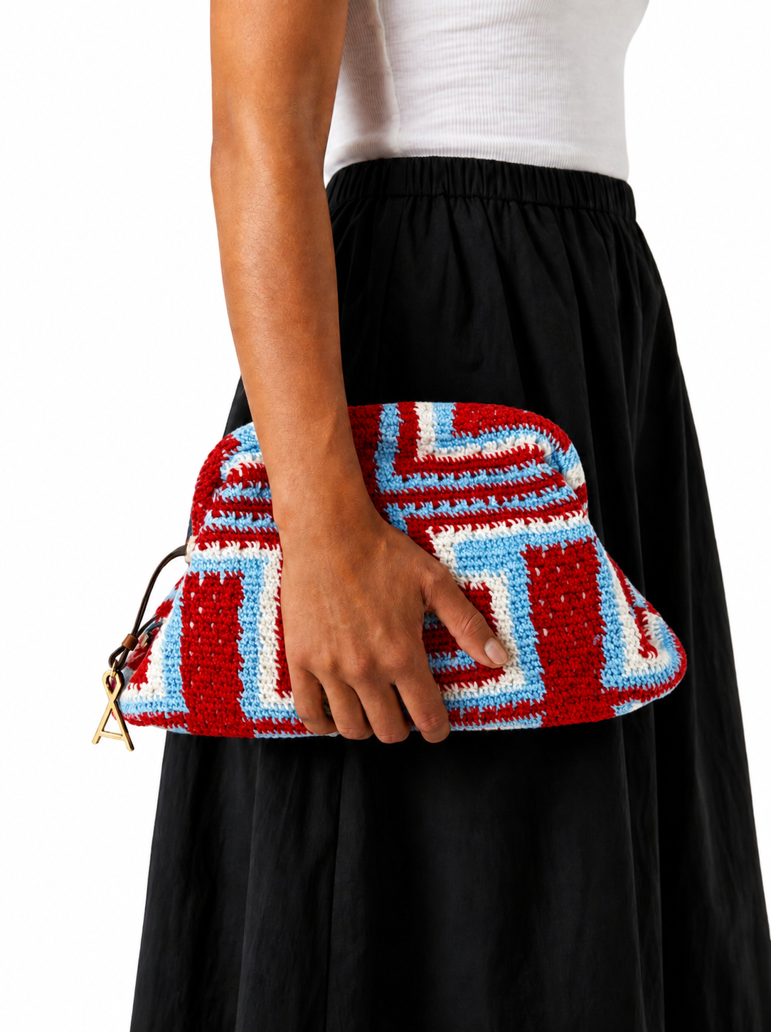 Among Equals Malena I Design Bilum Clutch - side view
