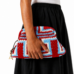 Among Equals Malena I Design Bilum Clutch - side view