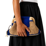 Among Equals Muma Bahu Skin Pik Block Bilum Clutch - side view