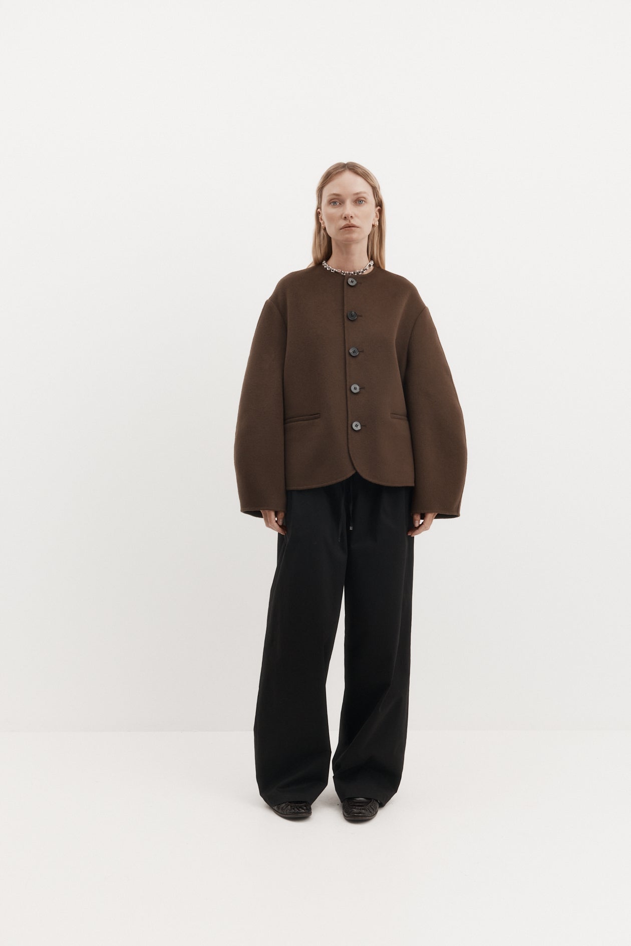Harris Tapper Angelo Jacket in Bistre - side view