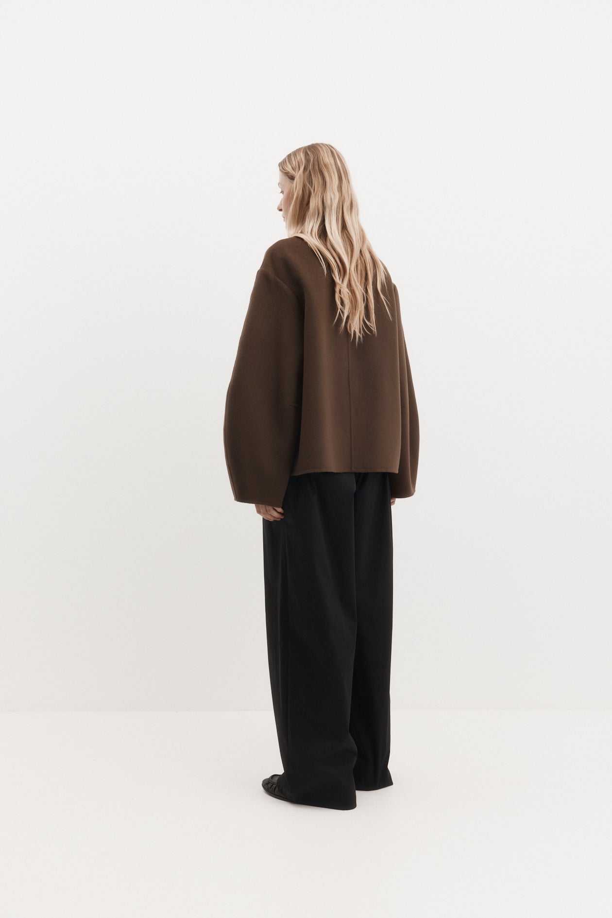 Harris Tapper Angelo Jacket in Bistre - detail view