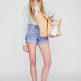 Anine Bing Cabana Bucket Hat in Natural - side view