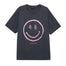Anine Bing Cade Tee Smiley in Washed Grey