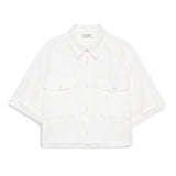 Anine Bing Edith Shirt in Ivory