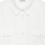 Anine Bing Edith Shirt in Ivory - styled look