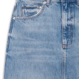 Anine Bing Jamey Skirt in Arbor Blue - styled look