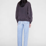 Anine Bing Miles Sweatshirt Tiger Bing in Washed Black