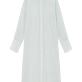 Anine Bing Noemi Dress in Green and White Mini Stripe