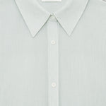 Anine Bing Noemi Dress in Green and White Mini Stripe - styled look