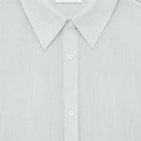Anine Bing Noemi Dress in Green and White Mini Stripe - styled look