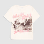 Anine Bing Shelley Tee Surfer in Washed Buttercream - styled look