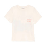 Anine Bing Shelley Tee Surfer in Washed Buttercream