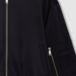 Anine Bing Sarita Bomber in Black - styled look