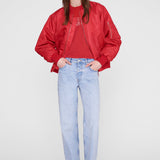 Anine Bing Shelley Tee in Tango Red