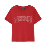 Anine Bing Shelley Tee in Tango Red