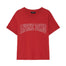 Anine Bing Shelley Tee in Tango Red