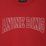 Anine Bing Shelley Tee in Tango Red