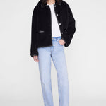 Anine Bing Camden Jacket in Black - side view