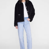 Anine Bing Camden Jacket in Black - side view