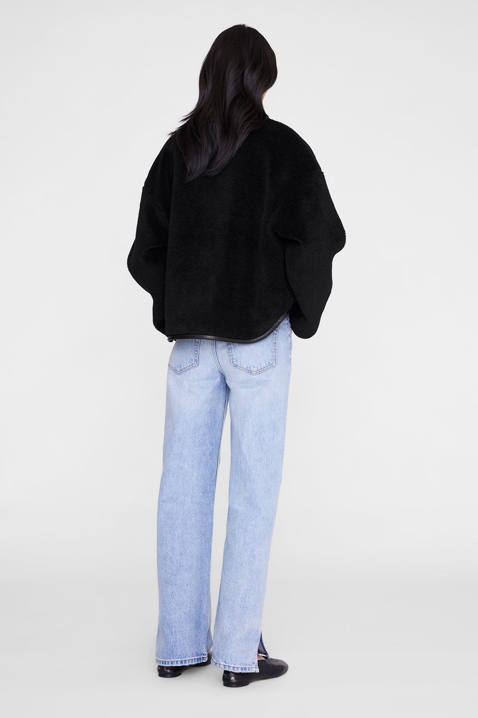 Anine Bing Camden Jacket in Black - styled look