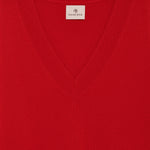 Anine Bing Lee Sweater in Tango Red - styled look