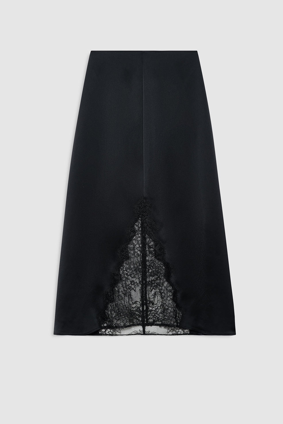 Anine Bing Malou Skirt in Black And Black Lace