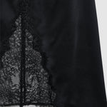 Anine Bing Malou Skirt in Black And Black Lace - styled look