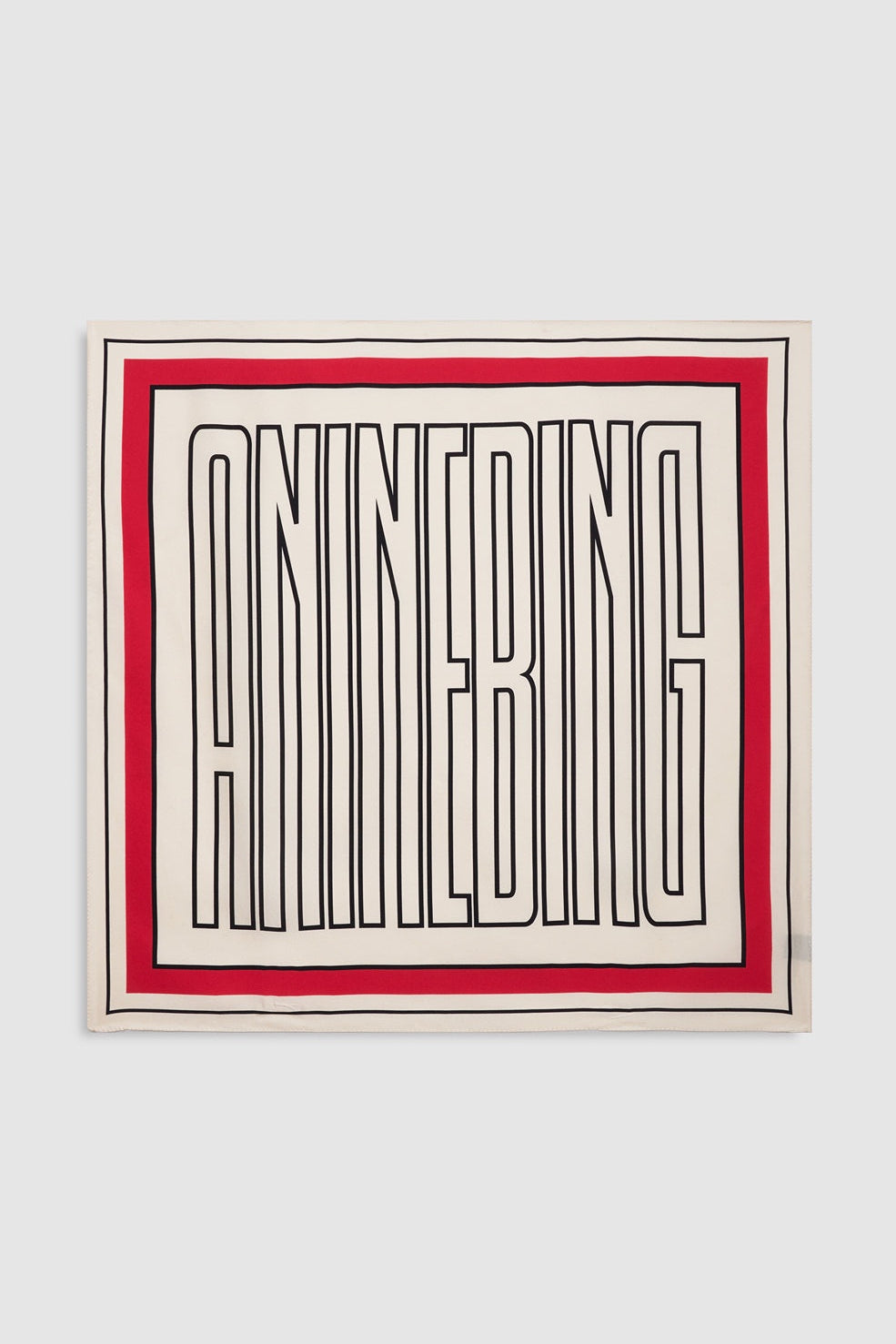 Anine Bing York Scarf in Tango Red