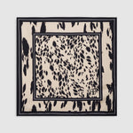 Anine Bing York Scarf Leopard in Pearl White