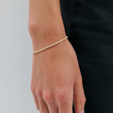 Anna Rossi Classic Diamante Tennis Bracelet in Gold