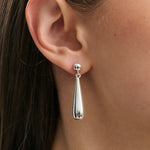 Anna Rossi Drop Earring in Light Silver