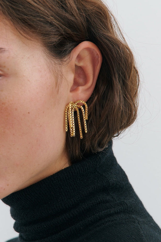 Anna Rossi Halo Earring in Gold