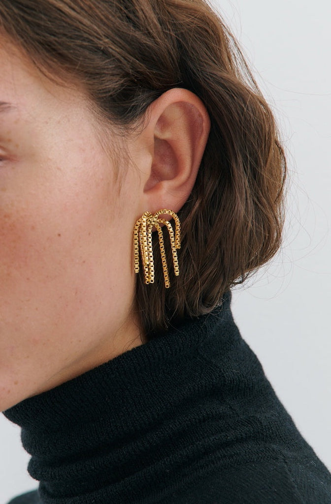 Anna Rossi Halo Earring in Gold