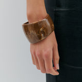 Anna Rossi Ode Bangle in Chocolate