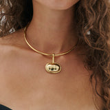 Anna Rossi Structural Pendant Necklace in Gold