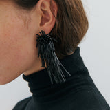 Anna Rossi Vivi Beaded Earrings in Black