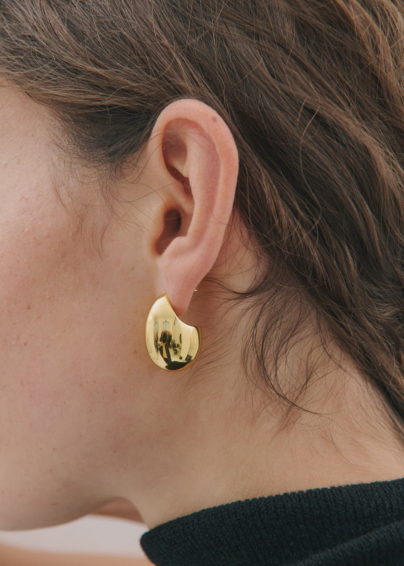 Anna Rossi Willow Earring in Gold