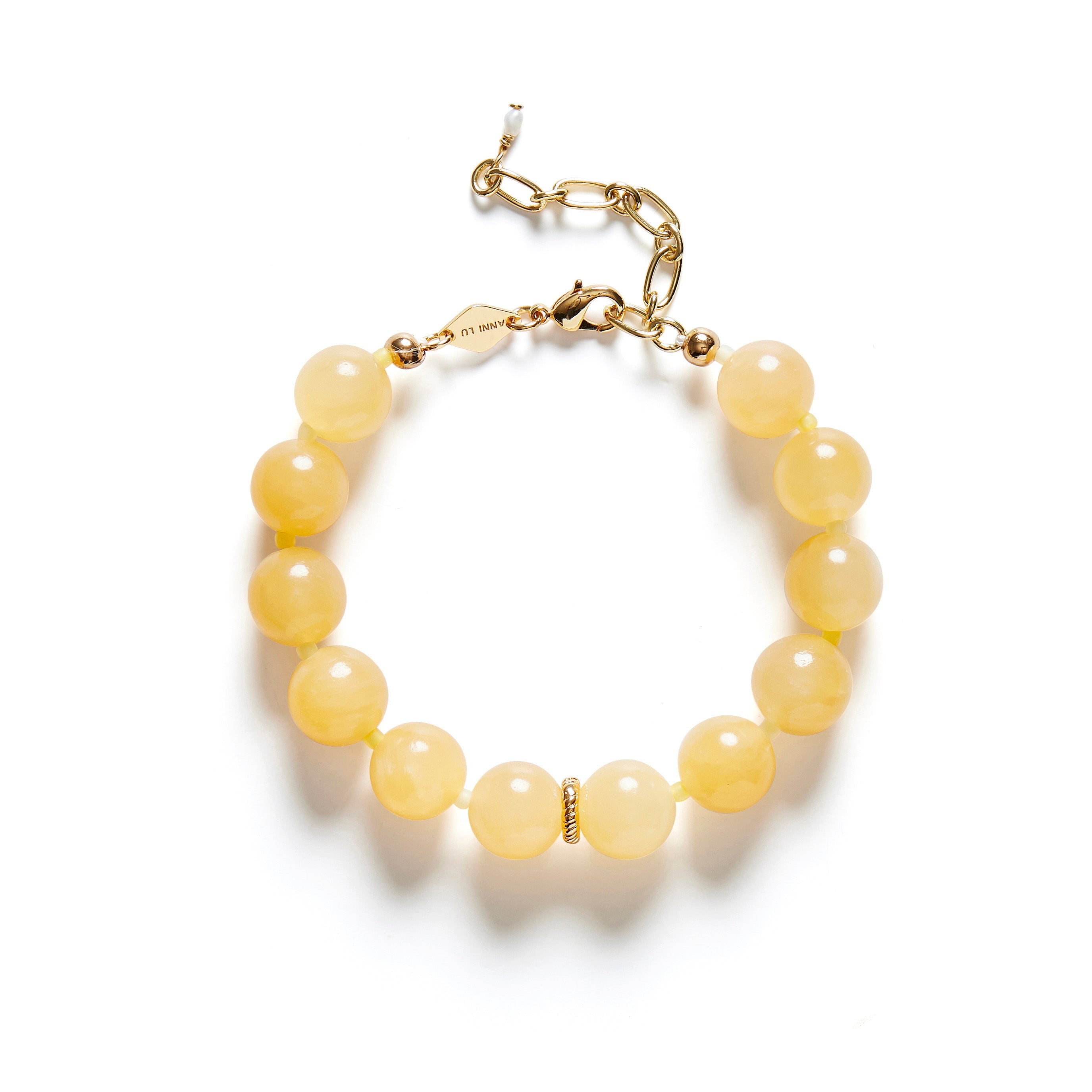 Anni Lu Ball Bracelet in Lemonade