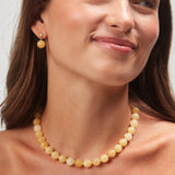 Anni Lu Ball Necklace in Lemonade - detail view