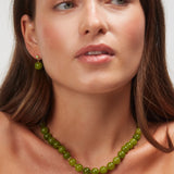 Anni Lu Ball Necklace in Sage Green