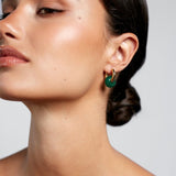Anni Lu Glazed Donut Hoops in Jungle Fever