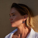 Anni Lu Golden Shell Necklace in Ecru
