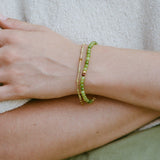 Anni Lu Grasshopper Bracelet in Avocado Oil